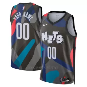 Brooklyn Nets Baskettröja City Edition Swingman 2023/24 Svart