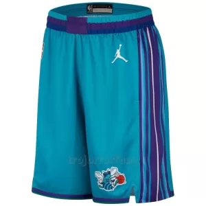 Charlotte Hornets Shorts Classic Edition Swingman Teal