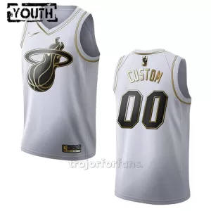 Miami Heat Baskettröja Golden Edition Swingman Barn Vit