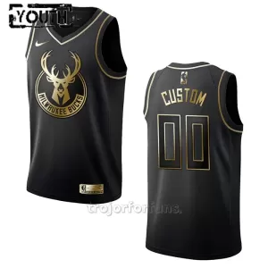 Milwaukee Bucks Baskettröja Golden Edition Swingman Barn Svart