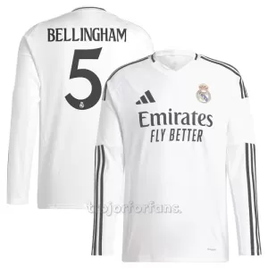 Real Madrid Jude Bellingham 5 Hemmatröja 2024/25 Långärmad