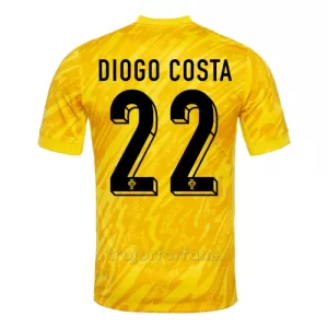 Portugal Diogo Costa 22 Målvakt Tröja EM 2024 Gul