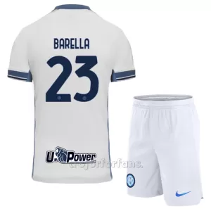 Inter Milan Barella 23 Bortatröja Barn 2024/25