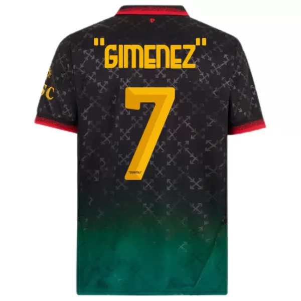 AC Milan Santiago Gimenez 7 Fjärdetröja 2024/25 AC Milan Santiago Gimenez 7 Fjärdetröja 2024/25