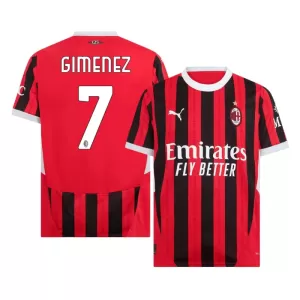 AC Milan Santiago Gimenez 7 Hemmatröja 2024/25