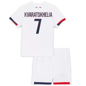 Paris Saint-Germain Kvaratskhelia 7 Bortatröja Barn 2024/25