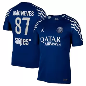 Paris Saint-Germain Joao Neves 87 Fjärdetröja 2024/25