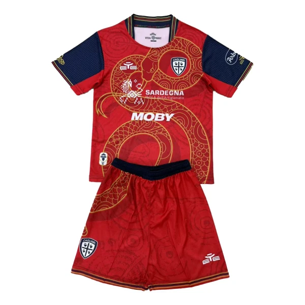 Cagliari Calcio Tröja Barn 2024/25 Speciell Cagliari Calcio Tröja Barn 2024/25 Speciell