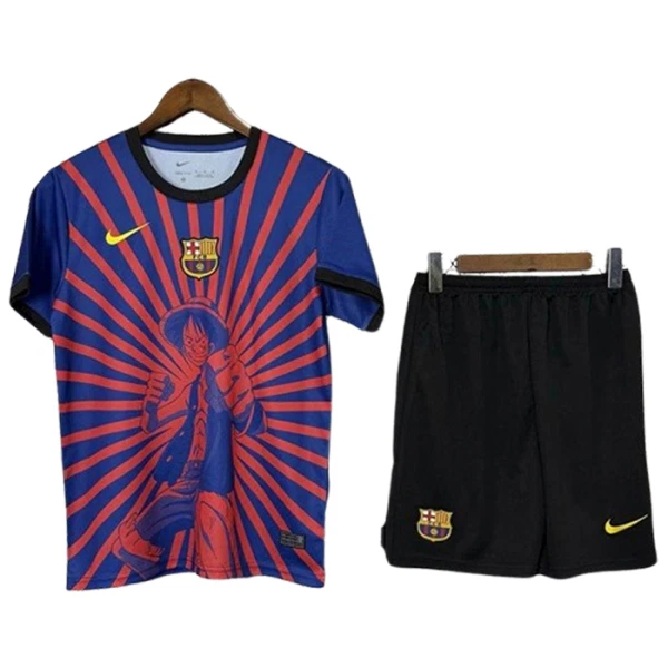 FC Barcelona x Luffy Tröja Barn 2024/25 Speciell FC Barcelona x Luffy Tröja Barn 2024/25 Speciell