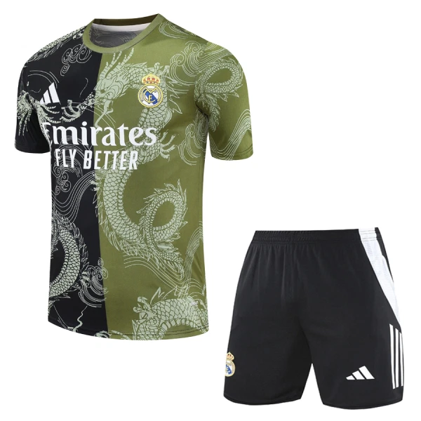 Real Madrid Tröja Barn Dragon 2024/25 Grön Real Madrid Tröja Barn Dragon 2024/25 Grön