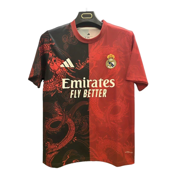 Real Madrid Tröja Dragon 2024/25 Röd Real Madrid Tröja Dragon 2024/25 Röd