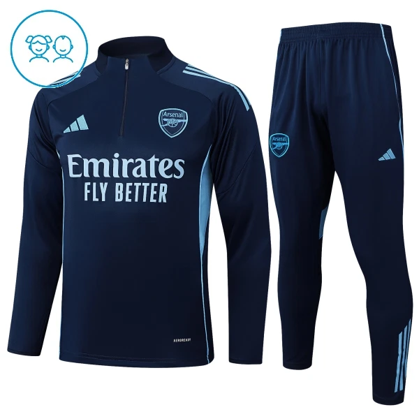 Arsenal Träningströjasats Barn 2025/26 Navy Arsenal Träningströjasats Barn 2025/26 Navy