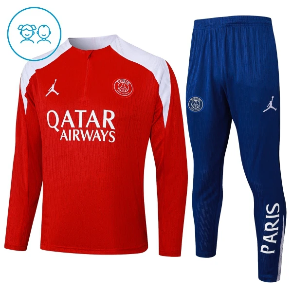 Paris Saint-Germain Träningströjasats Barn 2025/26 Röd Paris Saint-Germain Träningströjasats Barn 2025/26 Röd