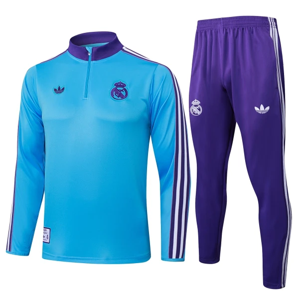 Real Madrid Träningströjasats 2025/26 Blå Real Madrid Träningströjasats 2025/26 Blå