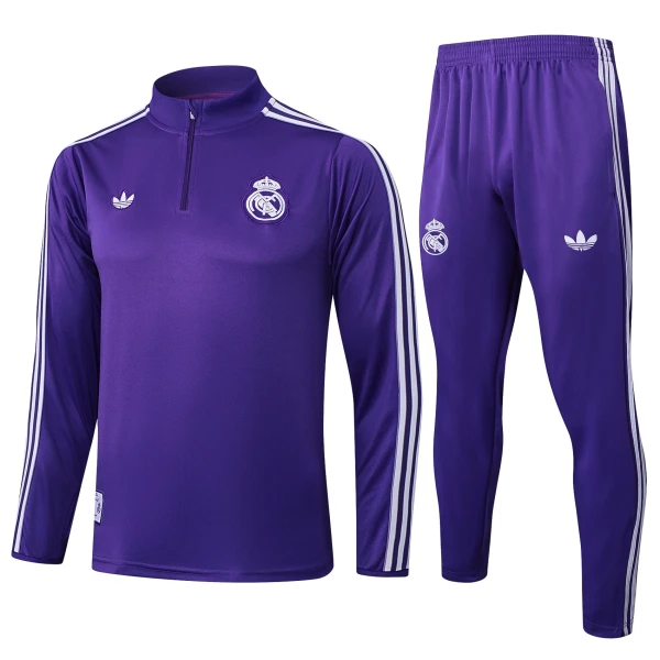Real Madrid Träningströjasats 2025/26 Purpur Real Madrid Träningströjasats 2025/26 Purpur
