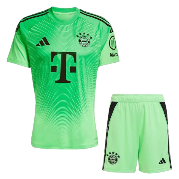 FC Bayern München Målvakt Tröja Barn 2025/26 Grön FC Bayern München Målvakt Tröja Barn 2025/26 Grön