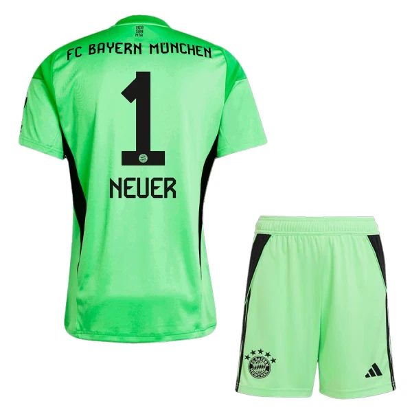 FC Bayern München Manuel Neuer 1 Målvakt Tröja Barn 2025/26 Grön FC Bayern München Manuel Neuer 1 Målvakt Tröja Barn 2025/26 Grön