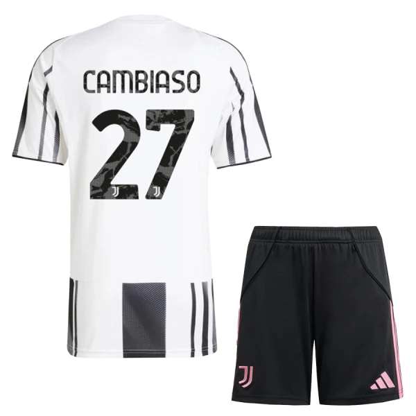 Juventus Cambiaso 27 Hemmatröja Barn 2025/26 Juventus Cambiaso 27 Hemmatröja Barn 2025/26
