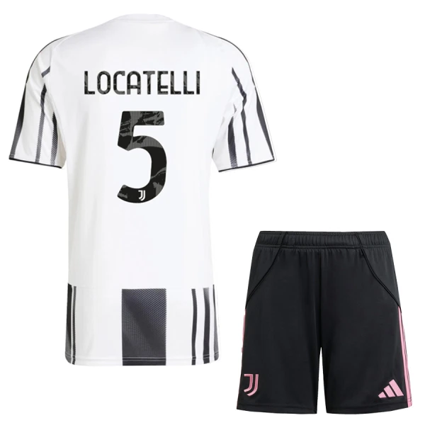 Juventus Locatelli 5 Hemmatröja Barn 2025/26 Juventus Locatelli 5 Hemmatröja Barn 2025/26
