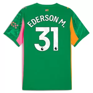 Manchester City Ederson Moraes M. 31 Målvakt Tröja 2025/26 Grön