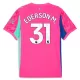 Manchester City Ederson Moraes M. 31 Målvakt Tröja 2025/26 Rosa Manchester City Ederson Moraes M. 31 Målvakt Tröja 2025/26 Rosa