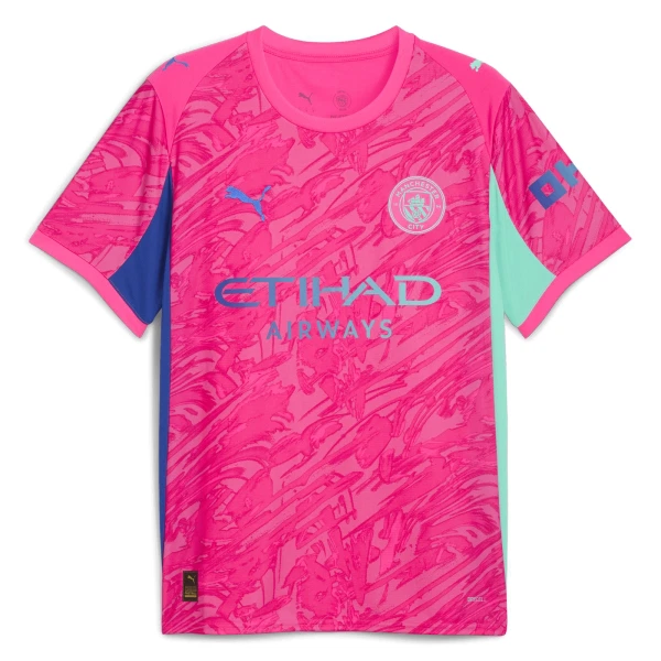 Manchester City Ederson Moraes M. 31 Målvakt Tröja 2025/26 Rosa