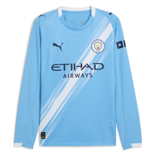 Manchester City Hemmatröja 2025/26 Långärmad Manchester City Hemmatröja 2025/26 Långärmad