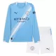 Manchester City Hemmatröja Barn 2025/26 Långärmad Manchester City Hemmatröja Barn 2025/26 Långärmad