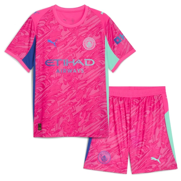 Manchester City Målvakt Tröja Barn 2025/26 Rosa Manchester City Målvakt Tröja Barn 2025/26 Rosa