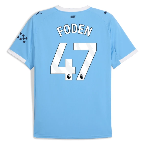 Manchester City Phil Foden 47 Hemmatröja 2025/26 Manchester City Phil Foden 47 Hemmatröja 2025/26