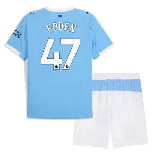 Manchester City Phil Foden 47 Hemmatröja Barn 2025/26