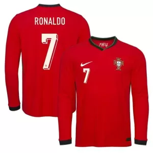 Portugal Cristiano Ronaldo 7 Hemmatröja 2025 Långärmad