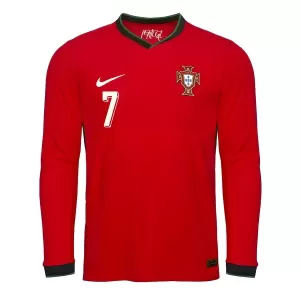 Portugal Cristiano Ronaldo 7 Hemmatröja 2025 Långärmad