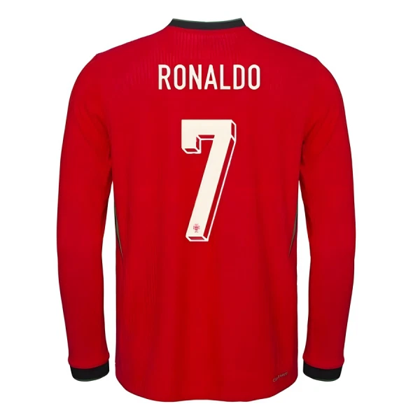 Portugal Cristiano Ronaldo 7 Hemmatröja 2025 Långärmad