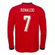 Portugal Cristiano Ronaldo 7 Hemmatröja 2025 Långärmad