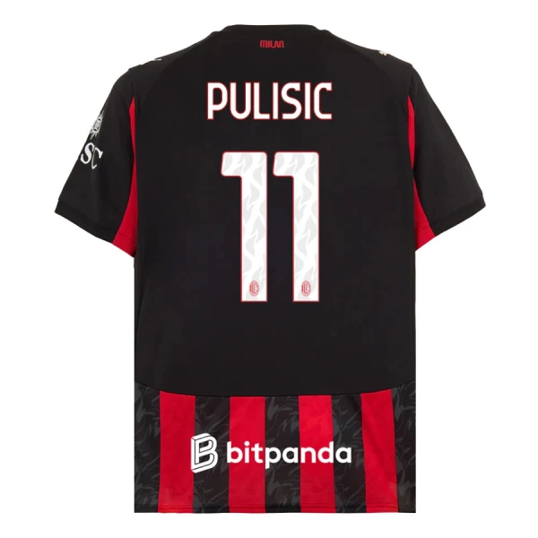 AC Milan Christian Pulišić 11 Hemmatröja 2025/26 AC Milan Christian Pulišić 11 Hemmatröja 2025/26
