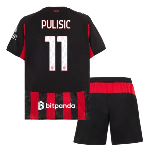 AC Milan Christian Pulišić 11 Hemmatröja Barn 2025/26 AC Milan Christian Pulišić 11 Hemmatröja Barn 2025/26