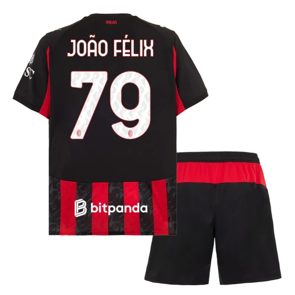 AC Milan João Félix 79 Hemmatröja Barn 2025/26 AC Milan João Félix 79 Hemmatröja Barn 2025/26