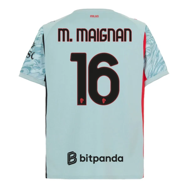 AC Milan M. Maignan 16 Målvakt Tröja 2025/26 Blå AC Milan M. Maignan 16 Målvakt Tröja 2025/26 Blå