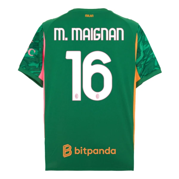 AC Milan M. Maignan 16 Målvakt Tröja 2025/26 Grön AC Milan M. Maignan 16 Målvakt Tröja 2025/26 Grön