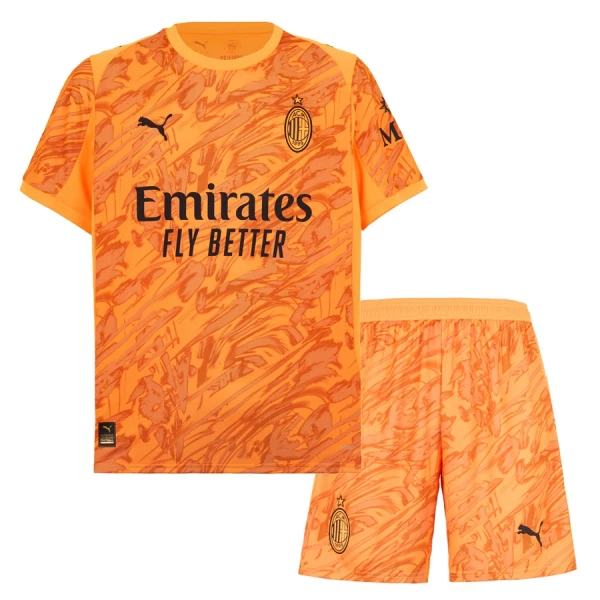 AC Milan Målvakt Tröja Barn 2025/26 Orange AC Milan Målvakt Tröja Barn 2025/26 Orange