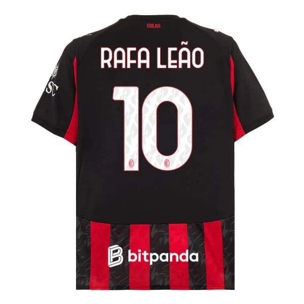 AC Milan Rafael Leão 10 Hemmatröja 2025/26 AC Milan Rafael Leão 10 Hemmatröja 2025/26