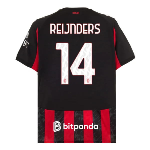 AC Milan Reijnders 14 Hemmatröja 2025/26 AC Milan Reijnders 14 Hemmatröja 2025/26