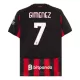 AC Milan Santiago Gimenez 7 Hemmatröja 2025/26 AC Milan Santiago Gimenez 7 Hemmatröja 2025/26