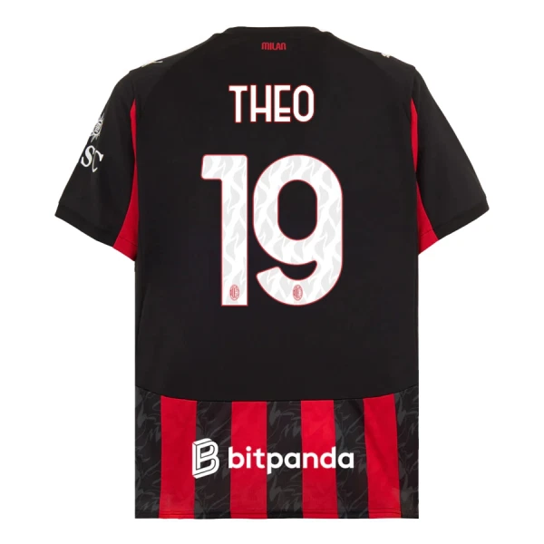 AC Milan Theo Hernández 19 Hemmatröja 2025/26 AC Milan Theo Hernández 19 Hemmatröja 2025/26
