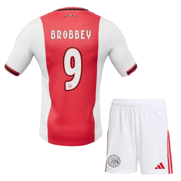 Ajax Amsterdam Brobbey 9 Hemmatröja Barn 2025/26 Ajax Amsterdam Brobbey 9 Hemmatröja Barn 2025/26