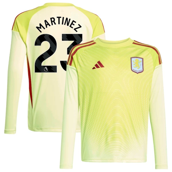 Aston Villa Emiliano Martínez 23 Målvakt Tröja 2025/26 Långärmad Aston Villa Emiliano Martínez 23 Målvakt Tröja 2025/26 Långärmad