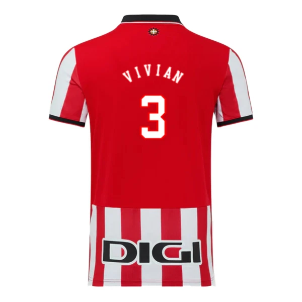 Athletic Bilbao Vivian 3 Hemmatröja 2025/26 Athletic Bilbao Vivian 3 Hemmatröja 2025/26