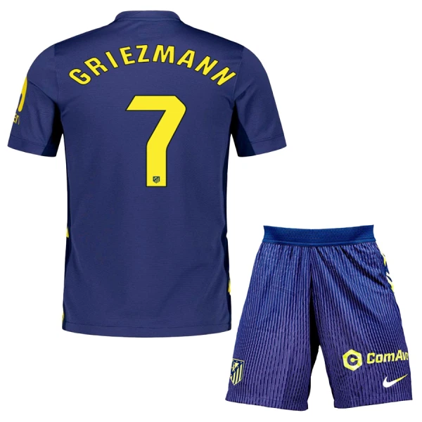 Atlético Madrid Antoine Griezmann 7 Bortatröja Barn 2025/26 Atlético Madrid Antoine Griezmann 7 Bortatröja Barn 2025/26