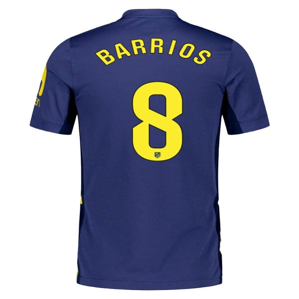 Atlético Madrid Barrios 8 Bortatröja 2025/26 Atlético Madrid Barrios 8 Bortatröja 2025/26